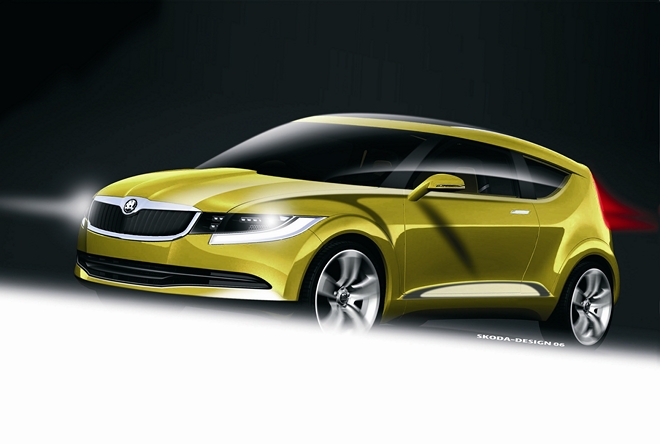 Skoda Joyster to koncepcyjny pojazd czeskiej marki, który został zaprezentowany na targach motoryzacyjnych w Paryżu w 2006 roku. Fot. Skoda
