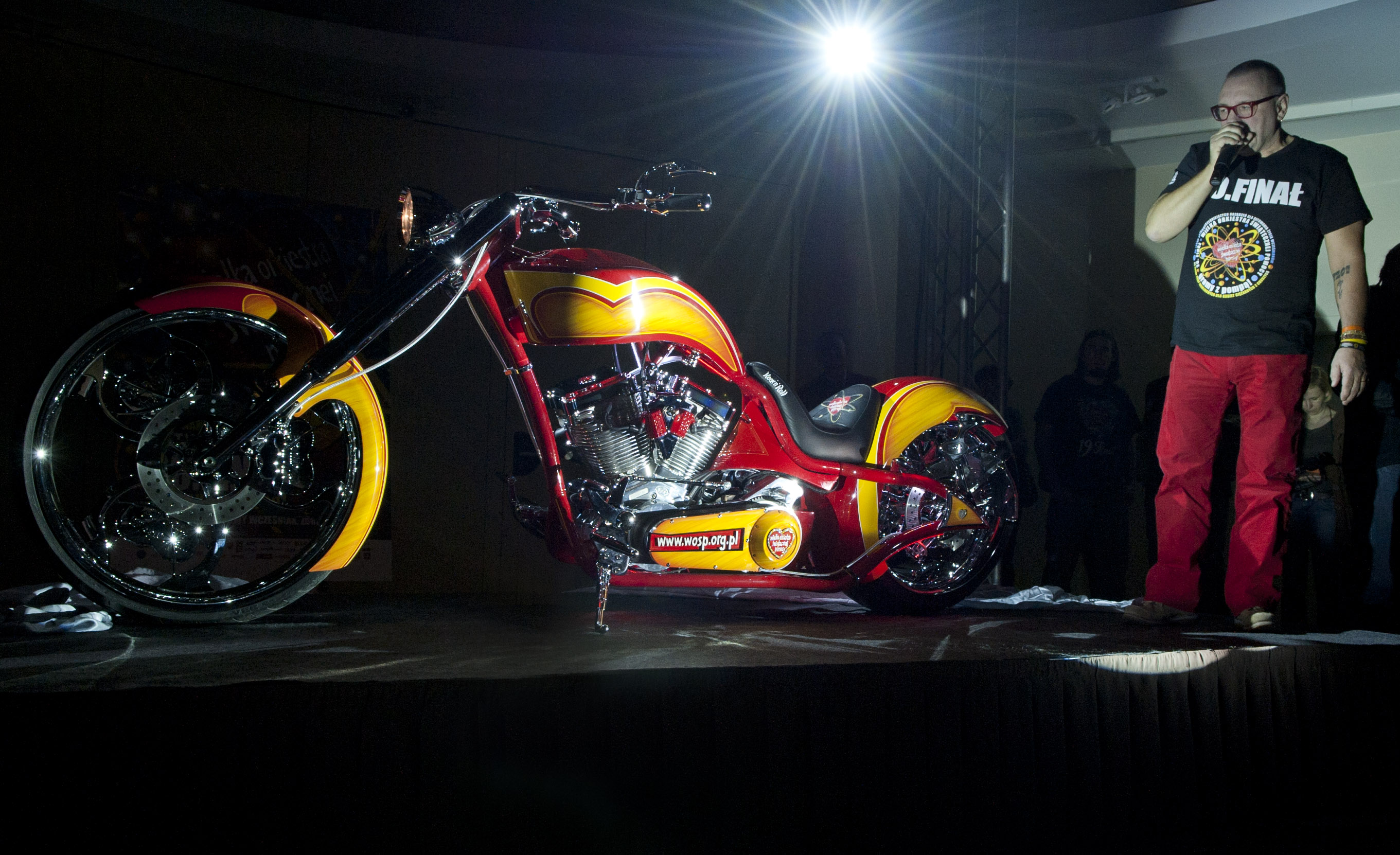 Amerykańki Chopper dla WOŚP fot.UPS